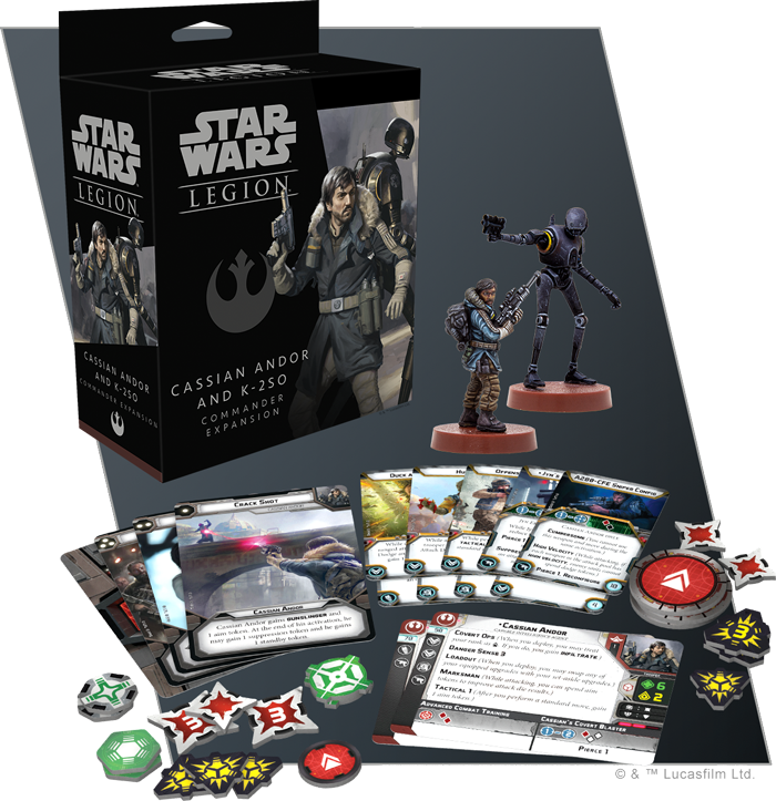 Star Wars : Legion - Cassian Andor and K-2SO Commander Expansion